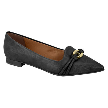 Vizzano 1206-1004 Pointy Toe Flat in Black